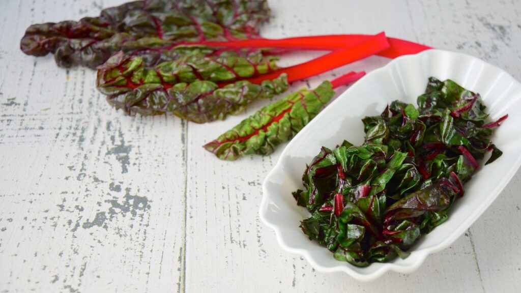 serving swiss chard