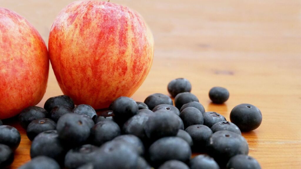 Apple + Blueberries