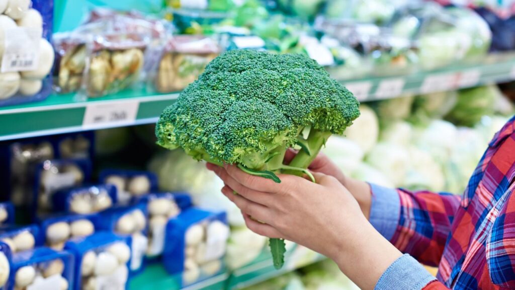 Broccoli from store