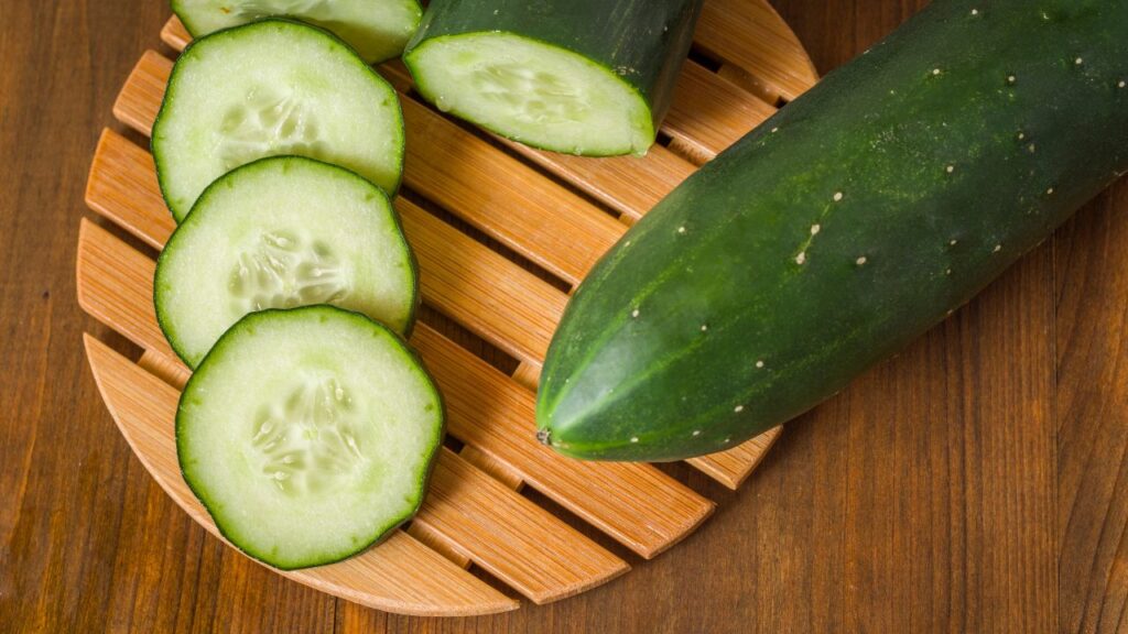 Cucumber for skin