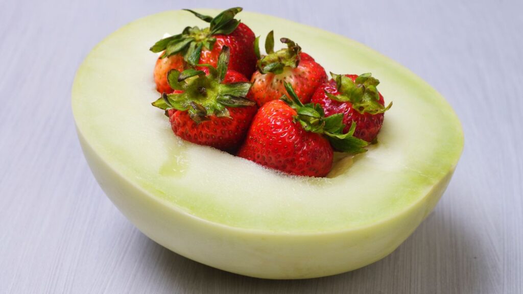 Honeydew + Strawberries