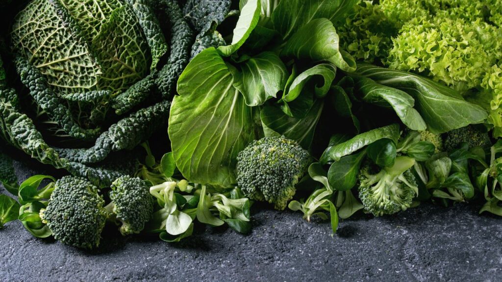 Leafy Green Vegetables for healthf