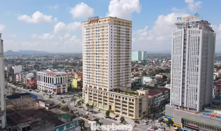 Chung cư T&T Victoria, nơi xảy ra vụ đập kính ô tô hàng loạt.