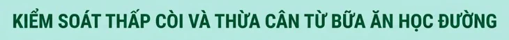 Các chuyên gia dinh dưỡng trao đổi về bữa ăn học đường cho trẻ.