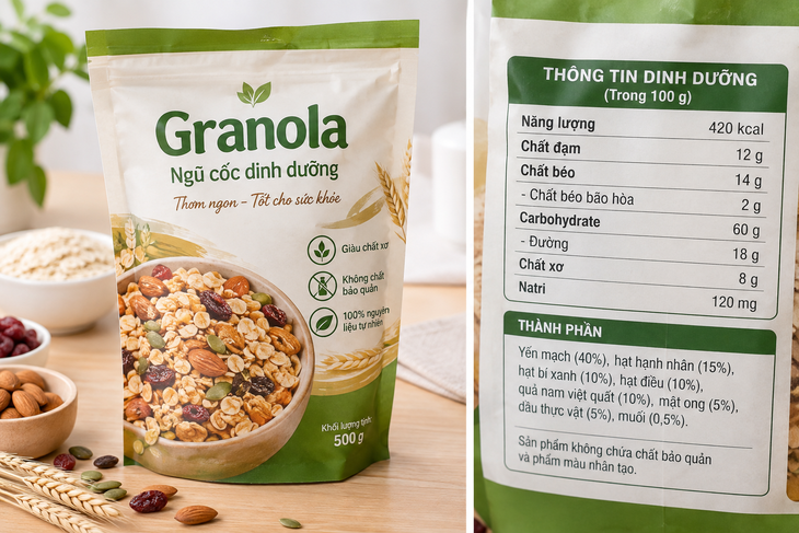 Bảng giá trị dinh dưỡng là thông tin quan trọng nhất trên bao bì thực phẩm.